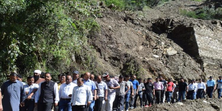 Chief Minister visits disaster affected areas in Mandi district
