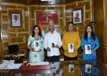 Governor releases book of Priyanka Bhardwaj