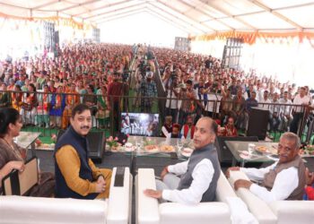 CM presides over Pragatisheel Himachal: Sthapna ke 75 Varsh programme at Rohri in Pachhad Assembly constituency of Sirmaur district