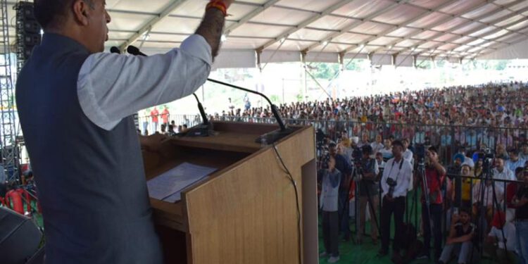 CM inaugurates and lays foundation stones of 13 developmental projects worth Rs. 26 crore in Doon As