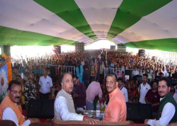 CM performs inaugurations and foundation stones of 32 developmental projects worth about Rs. 165 cr