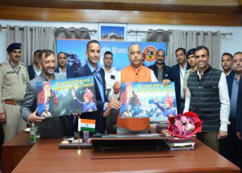 CM releases video album Desh Pukare Modi Ka Naam Himachal Pukare Phir Jai Ram by singer Thakur RK Ra
