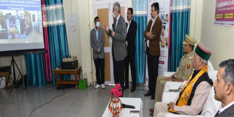 Governor launches Pradhan Mantri TB Mukt Bharat Abhiyan at Sangla