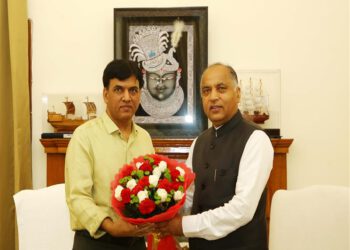 Chief Minister calls on the Union Health Minister, thanks for the allocation of Bulk Drug Pharma Par