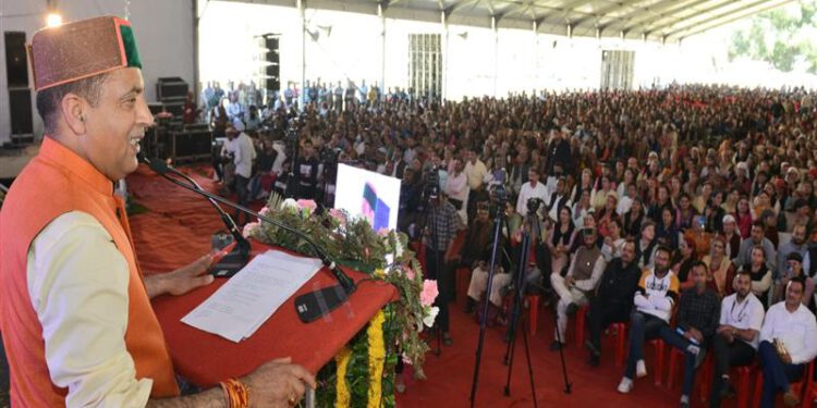 Chief Minister inaugurates and lays foundation stones of developmental projects worth Rs. 29.65 cror