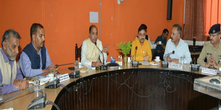 CM reviews arrangements for PM visit at Bilaspur