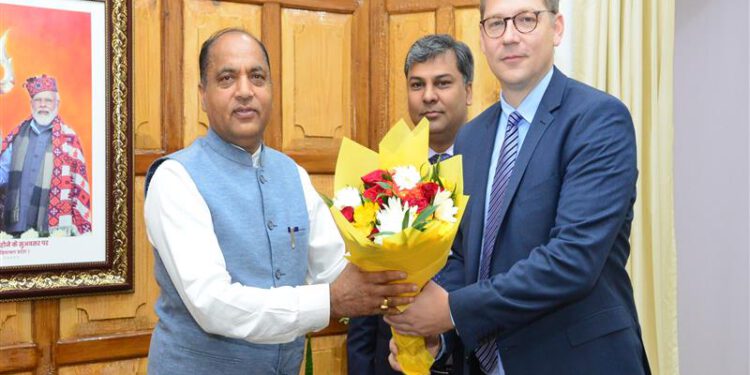 Chief Minister meets the top management of Indian and German Defence Manufacturing Companies