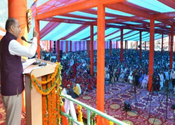 CM inaugurates and lays foundation stone of 21 developmental projects worth Rs. 202.14 crore for Man