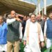 BJP President JP Nadda and Chief Minister Jai Ram Thakur inspects Luhnu Ground