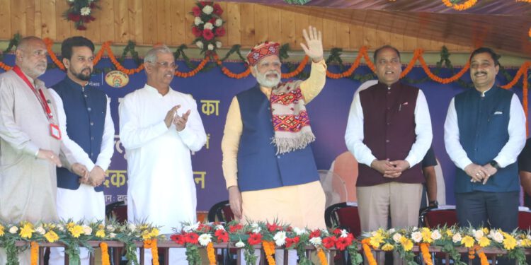 PM participates in Kullu Dussehra celebrations at Dhalpur Ground