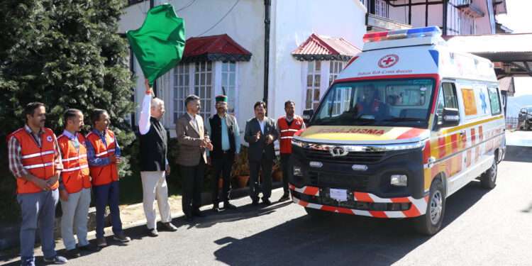 Governor flags off basic life support ambulance