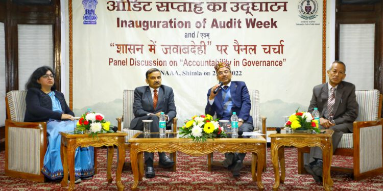 Audit Week celebrations in Indian Audit & Accounts Department Chief Secretary of Government of Himachal Pradesh Shri R.D. Dhiman inaugurated the event today