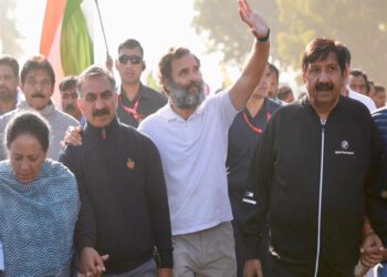 CM, Deputy CM and MLAs participate in ‘Bharat Jodo Yatra’ in Rajasthan