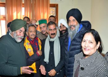 Sarbjeet Singh Bobby calls on Chief Minister