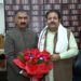 CM calls on Rajiv Shukla at New Delhi