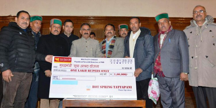 Contribution towards Mukhymantri Sukhashrya Sahayta Kosh