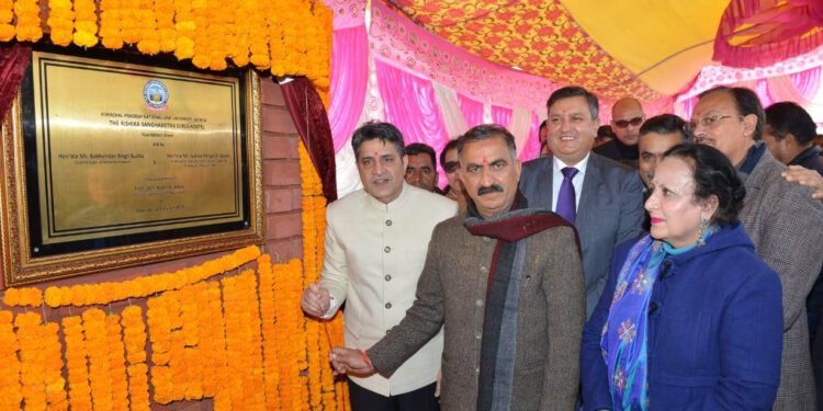Chief Minister lays foundation stone of Girls’ Hostel of HP Law University