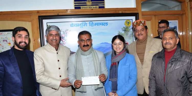 Contribution towards Mukhya Mantri Sukh-Aashray Sahayata Kosh