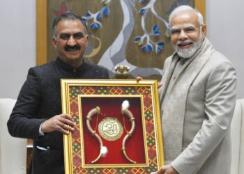 Thakur Sukhvinder Singh Sukhu calls on Prime Minister