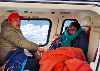 CM exemplifies another humanitarian gesture • Got a patient airlifted from Killar