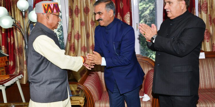Chief Minister greets Governor on assuming office