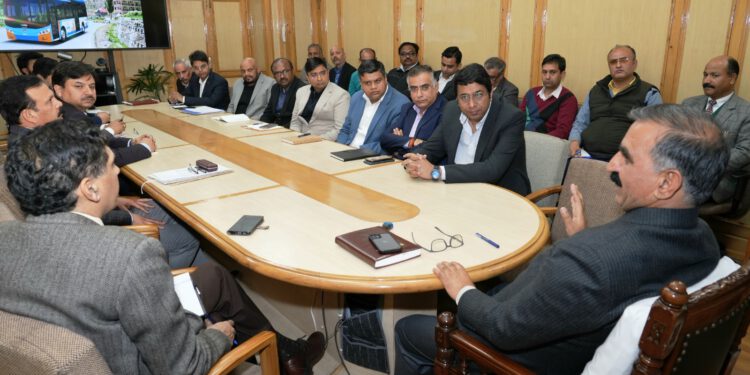CM asks to manufacture Himachal specific proto type electric buses