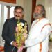 Chief Minister met Sri Sri Ravi Shankar