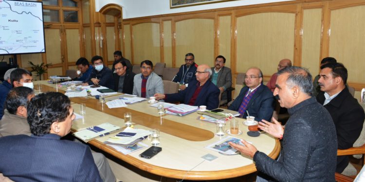 Chief Minister directs HPPTCL to expedite work on under construction projects